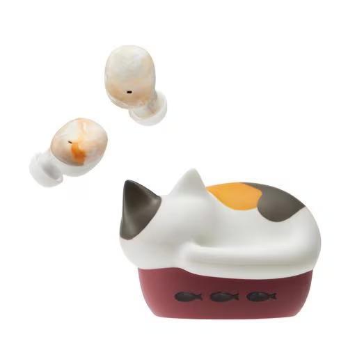 ラディウス(radius) HP-C28BTM ミケ 猫のかたちの完全ワイヤレスイヤホン NEKO ...
