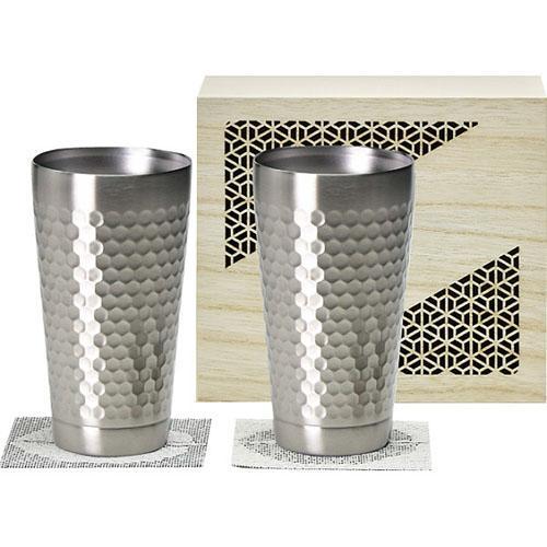 その他 ２層タンブラーペア木箱入