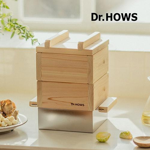 ドクターハウス Dr.HOWS ドクターハウス JADAM ミニヒノキ蒸し器2段フルセット セイロ ...
