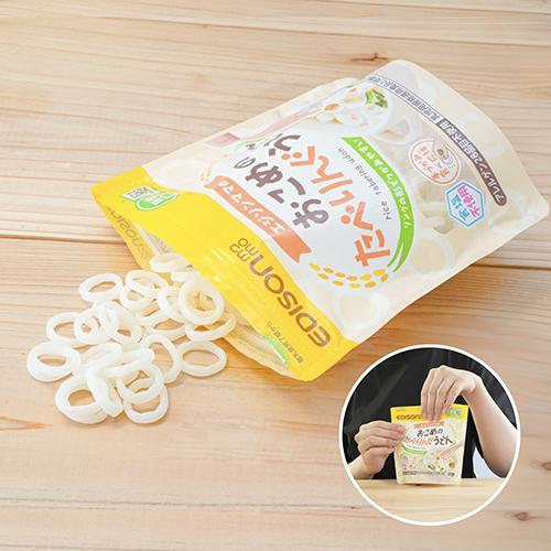 エジソン KJZ430262 おこめのたべりんぐうどん ベビーから食べられる国産米粉100%使用 プ...
