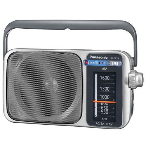 パナソニック(Panasonic) R-2255-S シルバー AM1バンドラジオ