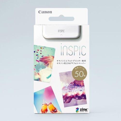 CANON(キヤノン) iNSPiC インスピック 用ZINKフォトペーパー 50枚入り ZP-20...