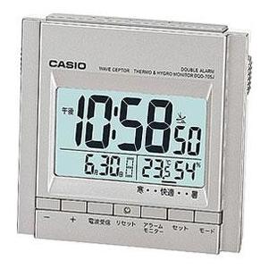 CASIO(カシオ) DQD-705J-8JF チタニウムシルバー 電波目覚まし時計