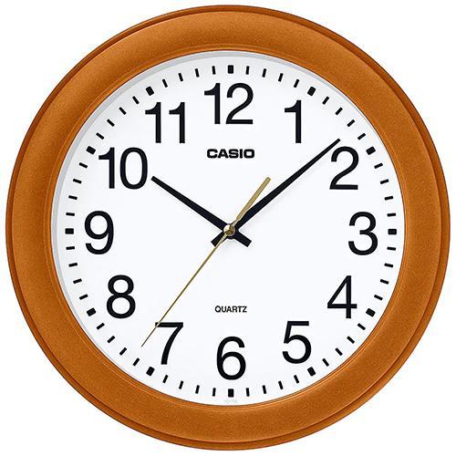 CASIO(カシオ) IQ-136-7JF 木目 掛時計 スムーズ秒針