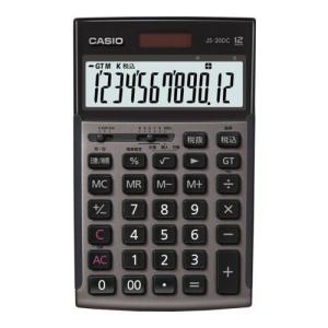 CASIO(カシオ) JS-20DC-GB-N(グレージュブラウン) 本格実務電卓 時間計算タイプ 12桁｜eccurrent