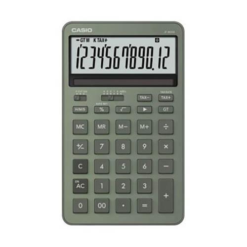 CASIO(カシオ) JF-M200-GN-N ミスティグリーン 電卓 ジャストサイズ 12桁 税計...