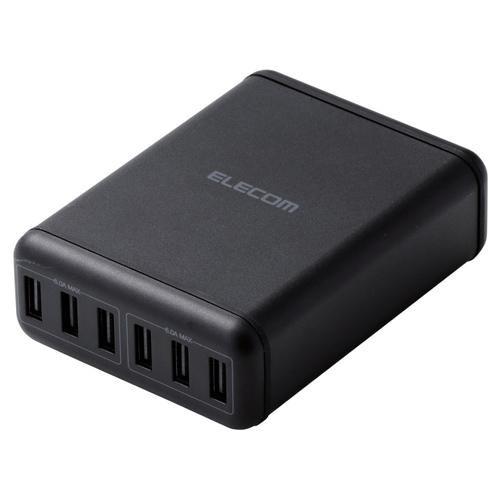 エレコム ELECOM MPA-ACD03BK(ブラック) スマートフォン・タブレット用AC充電器 ...