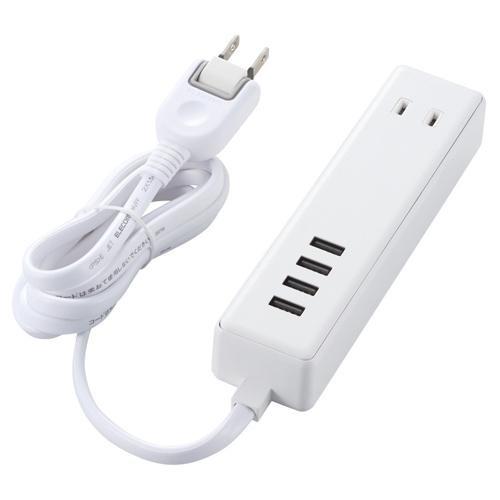 エレコム(ELECOM) MOT-U11-2415WH ホワイト モバイルUSBタップ ケーブル0....