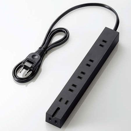 エレコム(ELECOM) T-KM01-2610BK ブラック スタンダード雷/超強力タップ 延長コ...