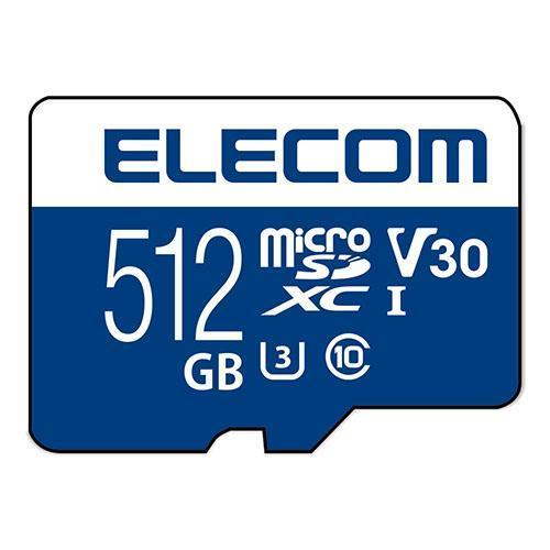 エレコム(ELECOM) MF-MS512GU13V3R マイクロSDカード 512GB class...
