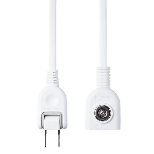 エレコム(ELECOM) T-X01M-2125WH ホワイト マグネット付き 電源タップ 延長コー...