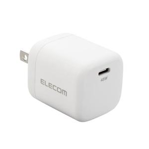 エレコム ELECOM MPA-ACCP29WH(ホワイト) USB PD対応AC充電器 USB充電器 USB Type C 45W｜eccurrent