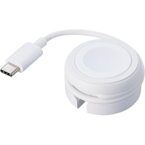 エレコム(ELECOM) MPA-AWMCQWH ホワイト Apple Watch磁気充電ケーブル ...