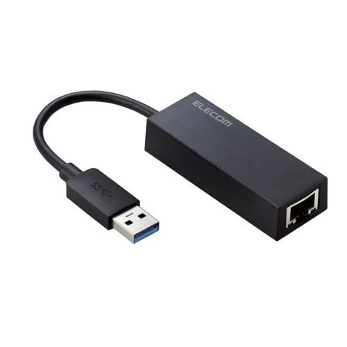 エレコム(ELECOM) EDC-GUA3V2-B ブラック USB-Aコネクター 1Gbps 有線...