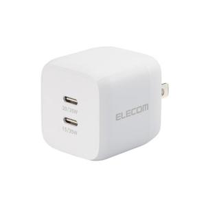 エレコム(ELECOM) MPA-ACCP4135WH(ホワイト) USB Type-C 充電器 PD PPS対応 出力 35W タイプC ×2｜eccurrent