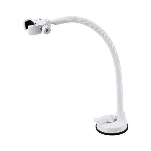 エレコム(ELECOM) BA-HDSTAWH ホワイト ドライヤースタンド グースネックアーム