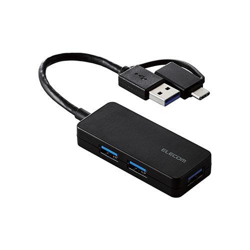 エレコム(ELECOM) U3H-CAK3005BBK ブラック USB Type-C TM 変換ア...