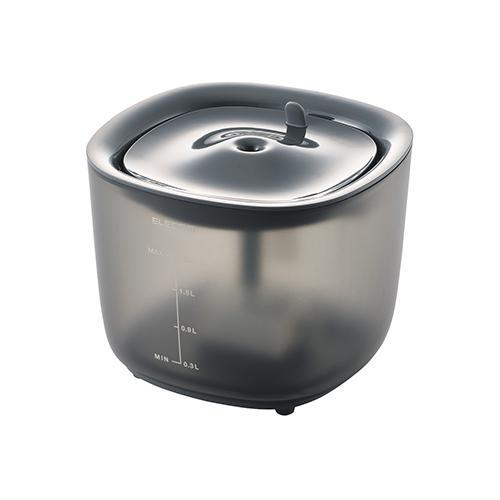 エレコム(ELECOM) PET-WD02BK ブラック ペット用ワイヤレスポンプ式自動給水器 サイ...
