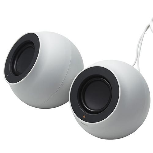 エレコム(ELECOM) SP-P10CUSBWH ホワイト パソコン用2.0chスピーカー Sti...