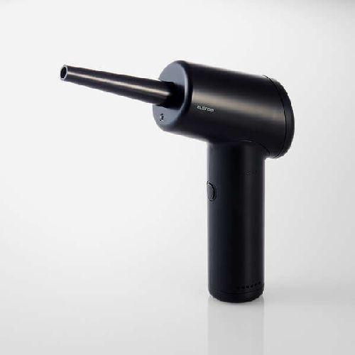 エレコム(ELECOM) AD-ALB01BK ブラック 電動エアダスター 3種類のノズル付き