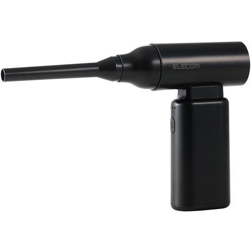 エレコム(ELECOM) AD-ALB02BK ブラック エアダスター 電動 USB充電式 強力ブロ...