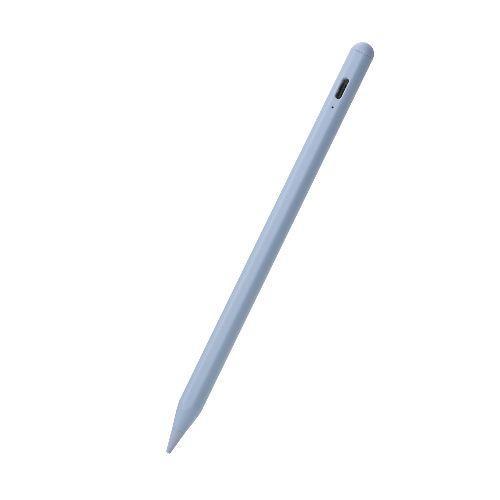 エレコム(ELECOM) P-TPACST05BU ブルー タッチペン スタイラスペン 充電式 US...