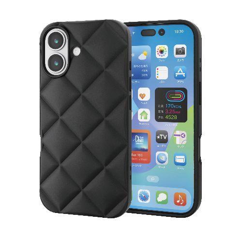 エレコム(ELECOM) PM-A25AUCQBK ブラック iPhone17 ケース ソフト 衝撃...