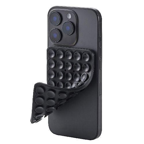 エレコム(ELECOM) P-TKPTSUC01BK ブラック スマホホルダー 両面吸盤 全機種対応...