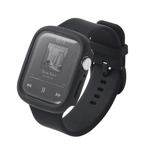 エレコム(ELECOM) AW-25DFCTSLBK ブラック アップルウォッチカバー SE 第3世...