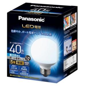 Panasonic（パナソニック） LED電球 3.6W 電球色相当 電球40W形相当