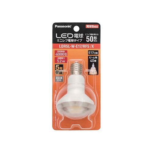 パナソニック(Panasonic) LDR5LWE17RF5X LED電球 電球色 E17口金 50...