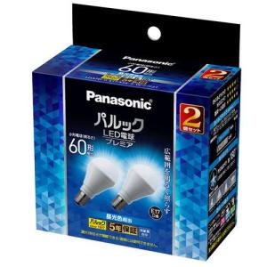パナソニック(Panasonic) LDA7DGE17K6ESW2F2T LED電球 プレミア 2個入(昼光色相当) E17口金 60W形相当 760lm｜eccurrent