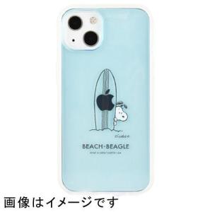 グルマンディーズ SNG-605D(サーフ) iPhone 13対応ケース スヌーピー ピーナッツ IIIIfit