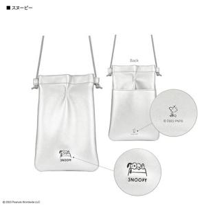 グルマンディーズ(gourmandis) SNGG-38A スヌーピー ピーナッツ スヌーピー IIIIpocket スマートフォンポーチ