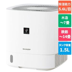 シャープ(SHARP) CV-R60-W デシカント式衣類乾燥除プラズマクラスター7000湿機 木造7畳/鉄筋14畳｜eccurrent