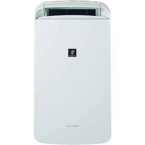 シャープ(SHARP) CM-U100-W アイスホワイト コンプレッサー式 冷風・衣類乾燥除湿機 コンパクトクール プラズマクラスター7000