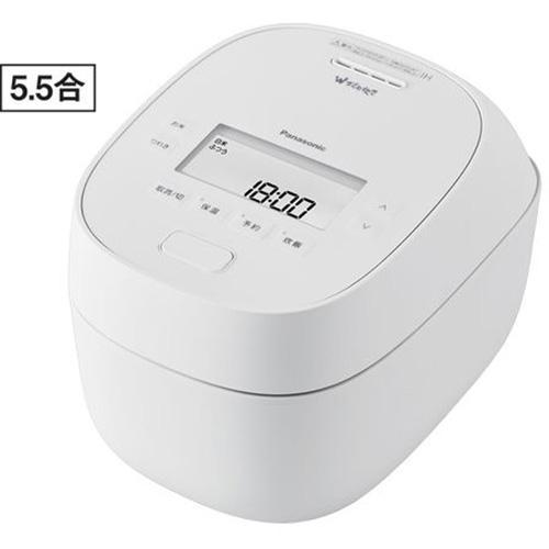 パナソニック(Panasonic) SR-N610E-W ホワイト Wおどり炊き 可変圧力IHジャー...