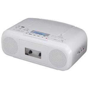 東芝(TOSHIBA) TY-CDS8-W(ホワイト) CDラジオカセットレコーダー ワイドFM対応｜eccurrent