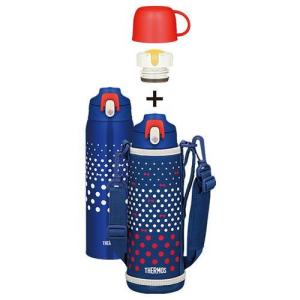 サーモス(THERMOS) FJJ-1000WF-NVD(ネイビードット) 真空断熱2ウェイボトル 1.03L