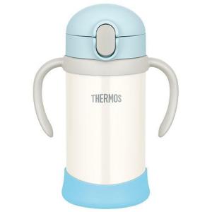 サーモス(THERMOS) FJL-350-BLWH(ブルーホワイト) まほうびんのベビーストローマグ 0.35L｜eccurrent