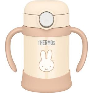 サーモス(THERMOS) FJT-250B-CRM(クリーム) まほうびんのベビーストローマグ 0.25L｜eccurrent