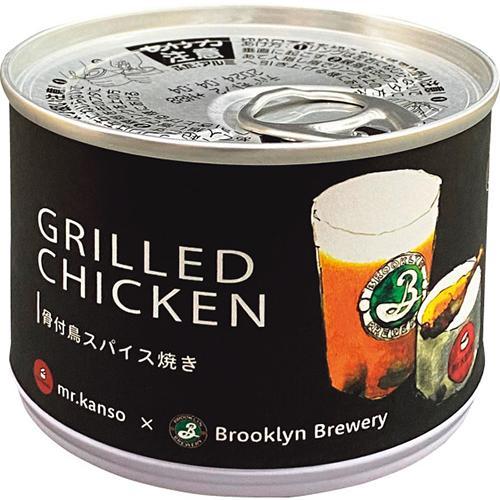 ＧＲＩＬＬＥＤＣＨＩＣＫＥＮ 骨付き鳥スパイス焼き缶詰（１１０ｇ）[代引不可]