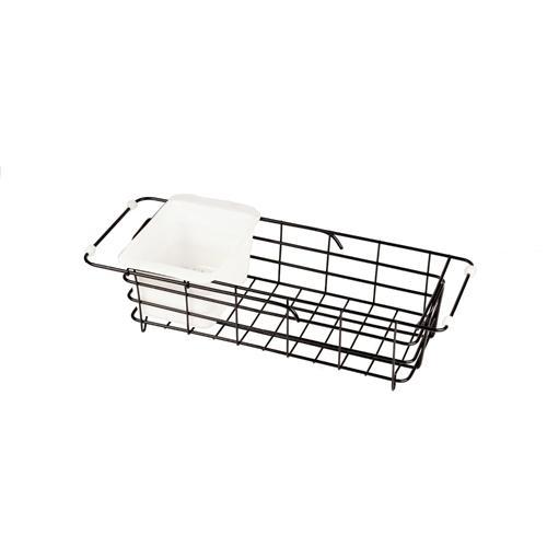 ベストコ Style+ スライド式シンク水切りバスケットLC-598 ブラック