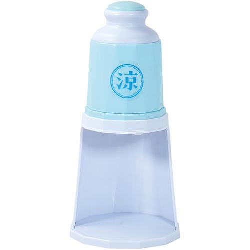 ベストコ LIV PLUS かき氷器 電動式 ワンプッシュ ブルー LD-707 涼家かき氷