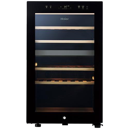 ハイアール(Haier) JQ-F108A 108L 42本収納 ワインセラー　2室2温 3層ガラス...