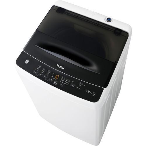 洗濯機 全自動洗濯機 4.5kg ハイアール JW-U45B-B ブラック 上開き 洗濯4.5kg