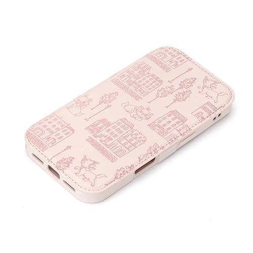 PGA PG-D24AGF03MAR ディズニーマリー iPhone16用 ガラスフリップケース