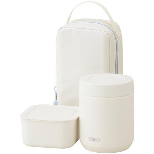 サーモス(THERMOS) JEE-801-IV アイボリー 真空断熱スープランチセット 400ml