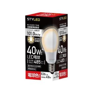 STYLED SDA40TL1 LED電球 一般電球形(電球色) E26口金 40W形相当 485lm