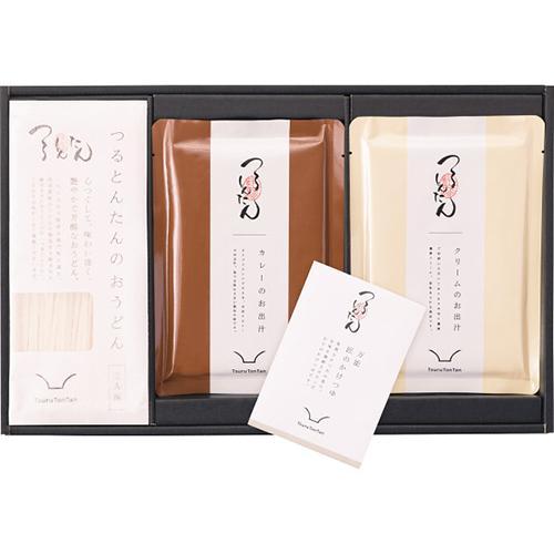 つるとんたん かけ・カレー・クリームのおうどん(３人前)[代引不可]